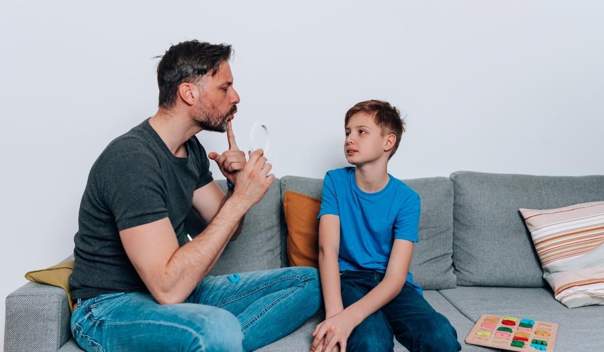 parent concerned about child's speech delay autism